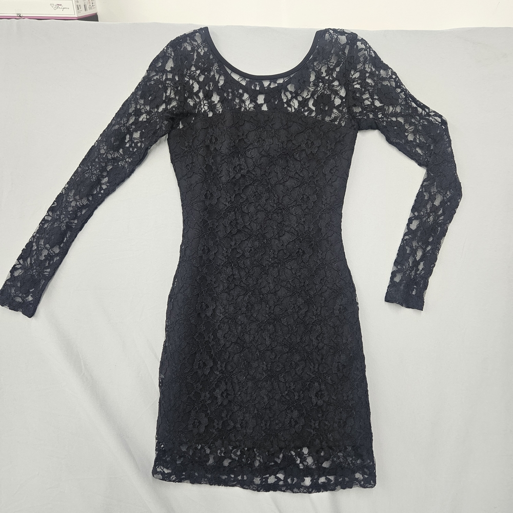 Black Long Sleeve Bodycon Dress for Cocktail Events